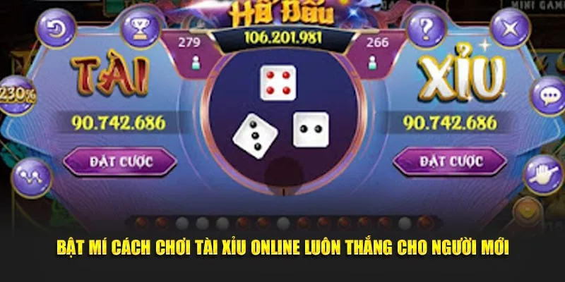 Bật mí cách chơi tài xỉu online luôn thắng cho người mới